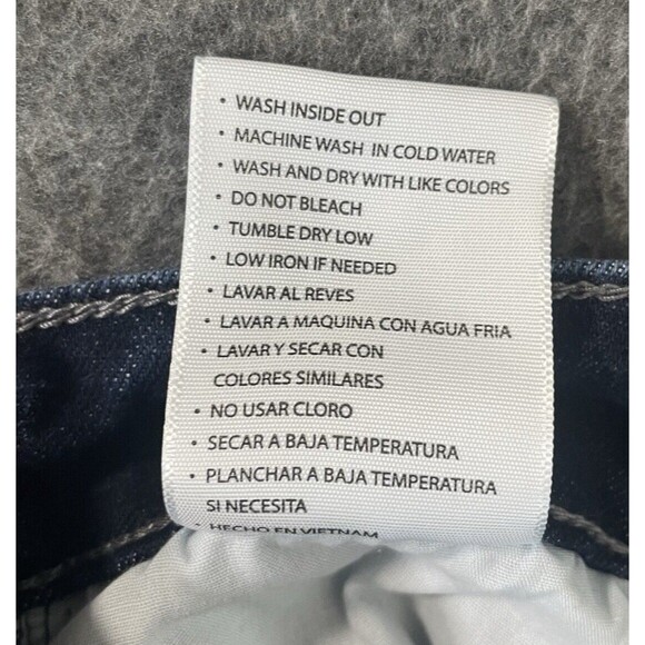 KANCAN Womens Jeans 11/29 Mid-Rise Dark Wash Bootcut Stretch Style # KC8683D EUC - Picture 7 of 14